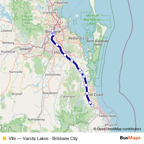 Vlbr rail Line Map