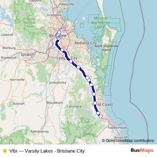 Vlbr rail Line Map