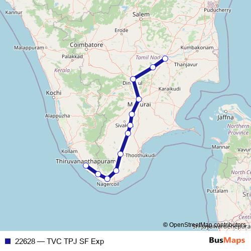 22628 rail Line Map