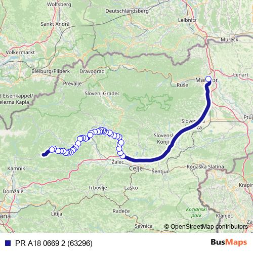 PR A18 0669 2 (63296) bus Line Map