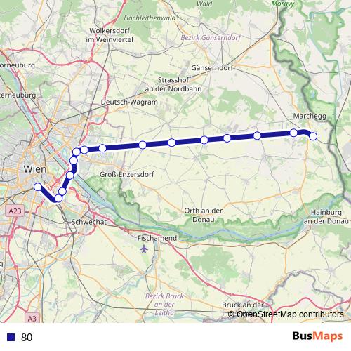 80 rail Line Map