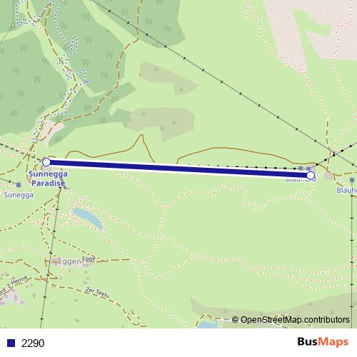 2290 cable-car Line Map