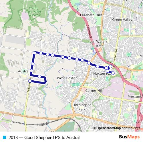 2013 bus Line Map