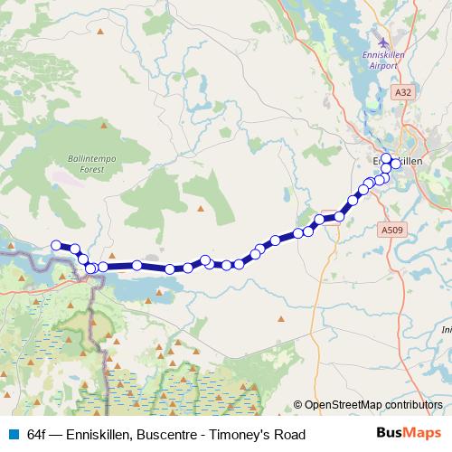 64f bus Line Map