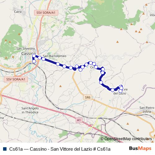 Cs61a bus Line Map