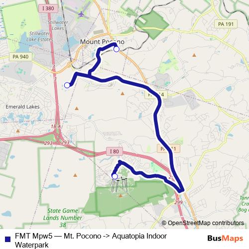 FMT Mpw5 bus Line Map