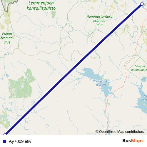 Ay7009 efiv air Line Map