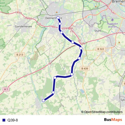 Q39-8 rail Line Map