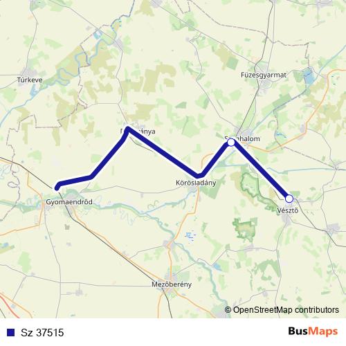 Sz 37515 rail Line Map