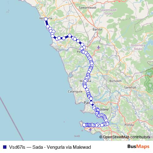Vsd67is bus Line Map