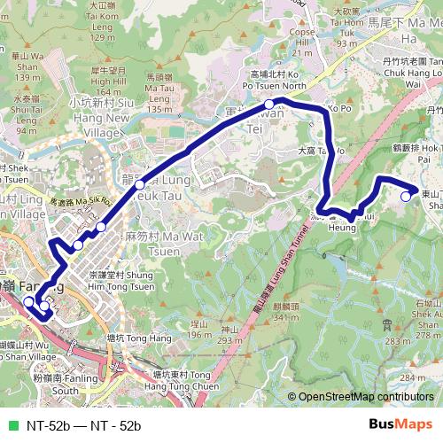 NT-52b bus Line Map