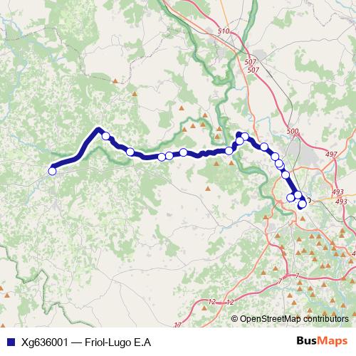 Xg636001 bus Line Map