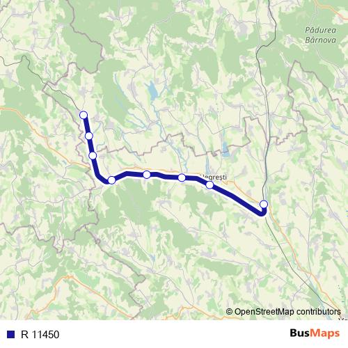 R 11450 rail Line Map
