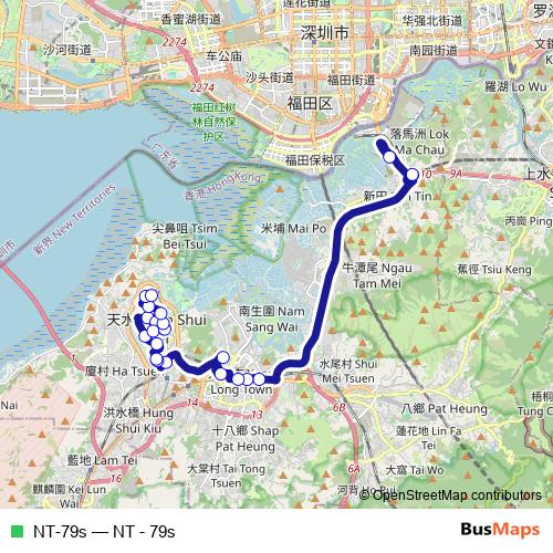NT-79s bus Line Map