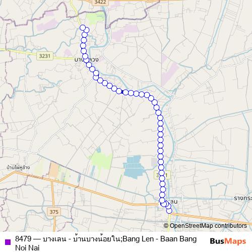 8479 bus Line Map