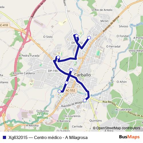 Xg632015 bus Line Map