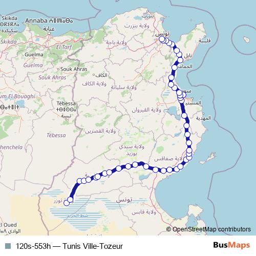 120s-553h rail Line Map