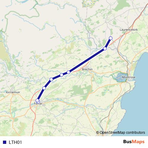 LTH01 bus Line Map