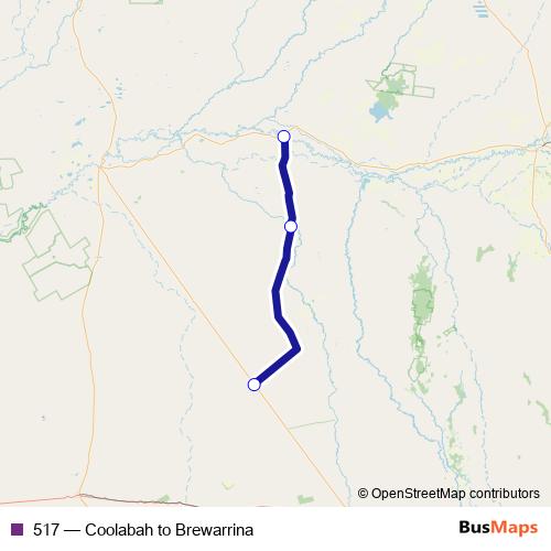 517 bus Line Map