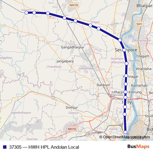 37305 rail Line Map