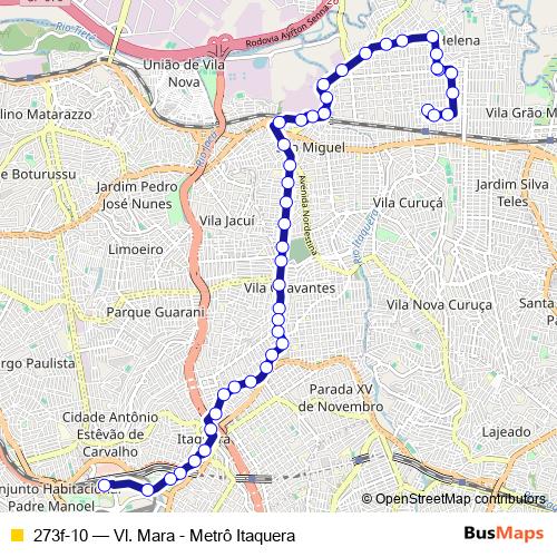 273f-10 bus Line Map