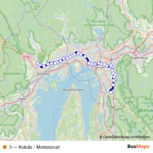 3 metro Line Map