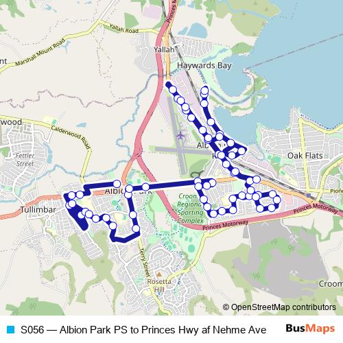S056 bus Line Map