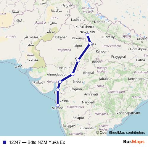 12247 rail Line Map
