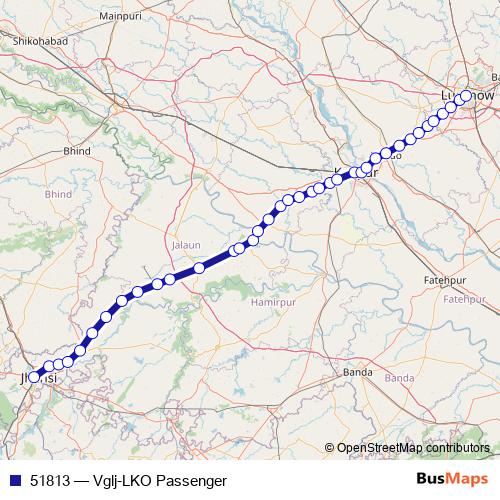 51813 rail Line Map