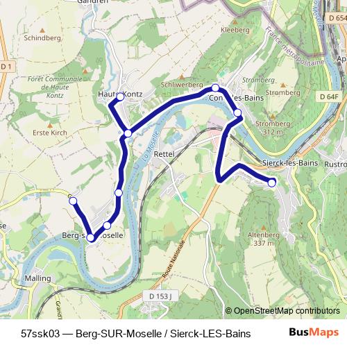 57ssk03 bus Line Map