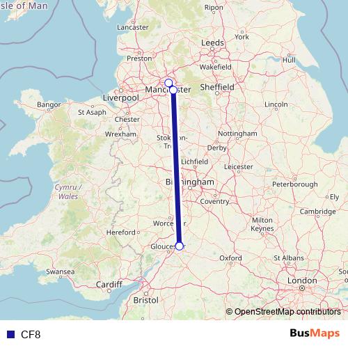 CF8 bus Line Map