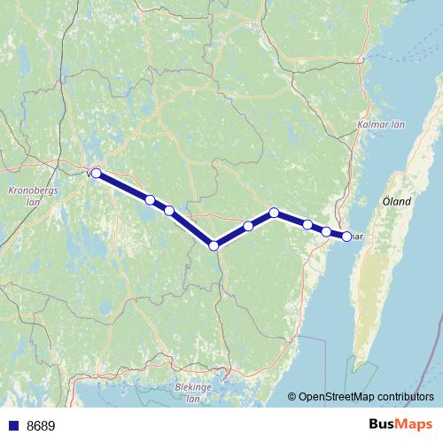 8689 rail Line Map