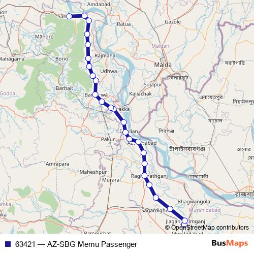 63421 rail Line Map