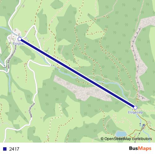 2417 cable-car Line Map