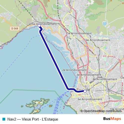 Nav2 ferry Line Map