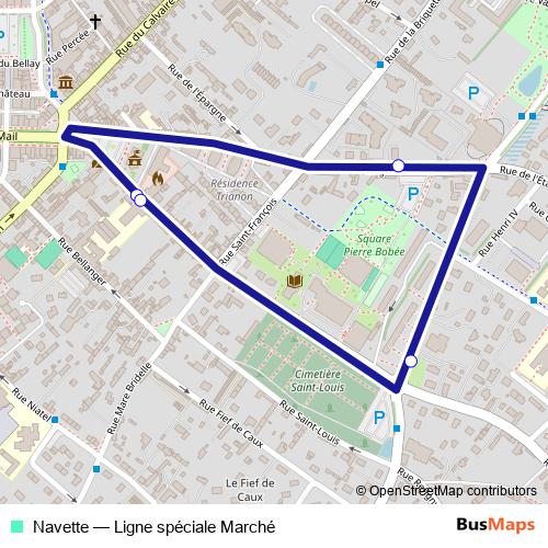 Navette bus Line Map