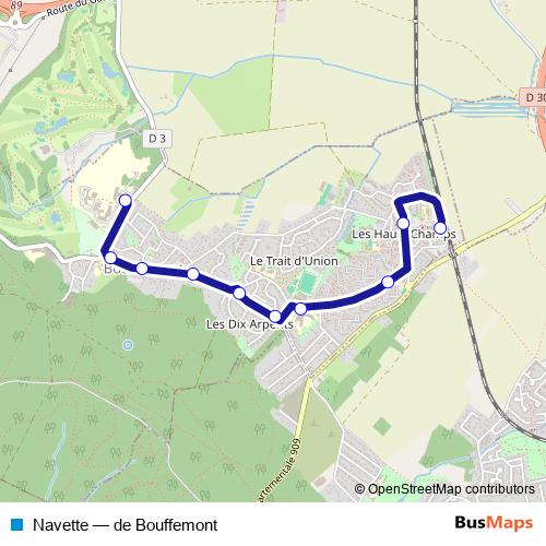 Navette bus Line Map