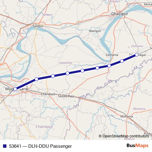 53641 rail Line Map
