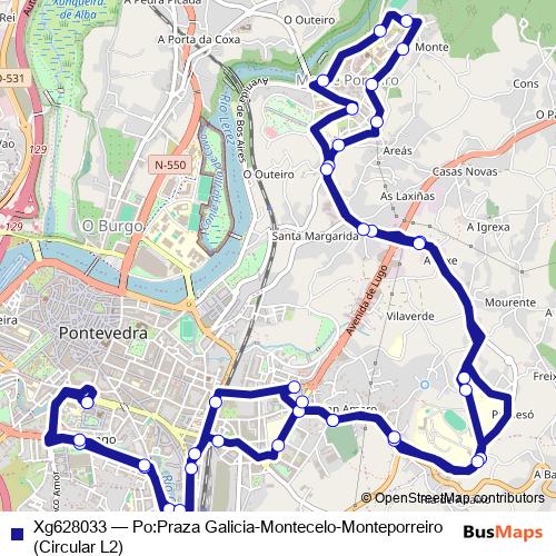 Xg628033 bus Line Map