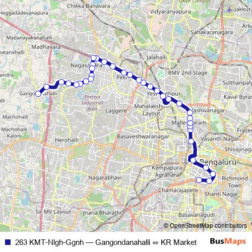 263 KMT-Nlgh-Ggnh bus Line Map