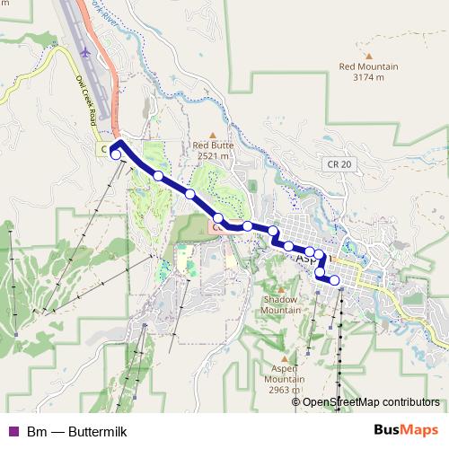 Bm bus Line Map