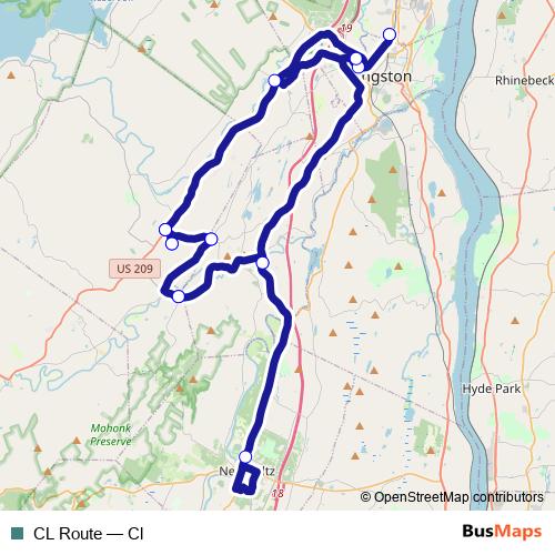 CL Route bus Line Map