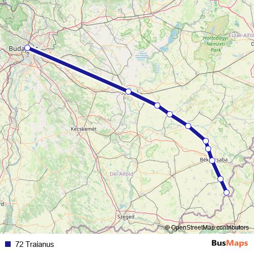 72 Traianus rail Line Map