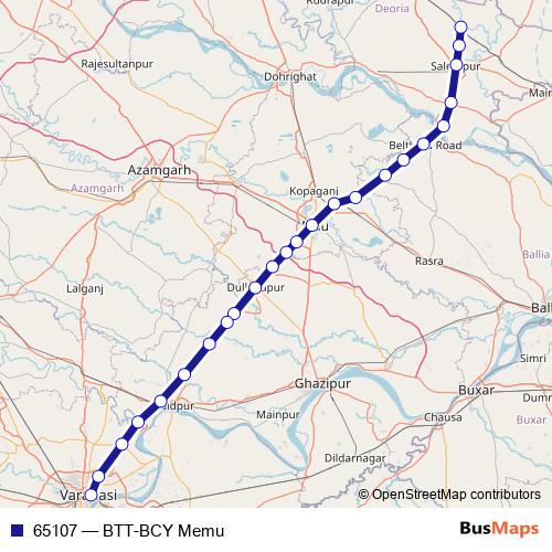 65107 rail Line Map
