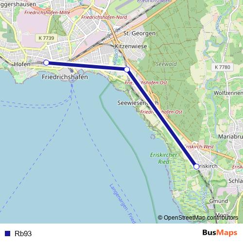 Rb93 rail Line Map