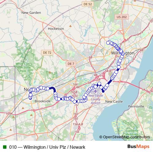 010 bus Line Map