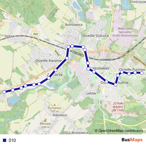 010 bus Line Map