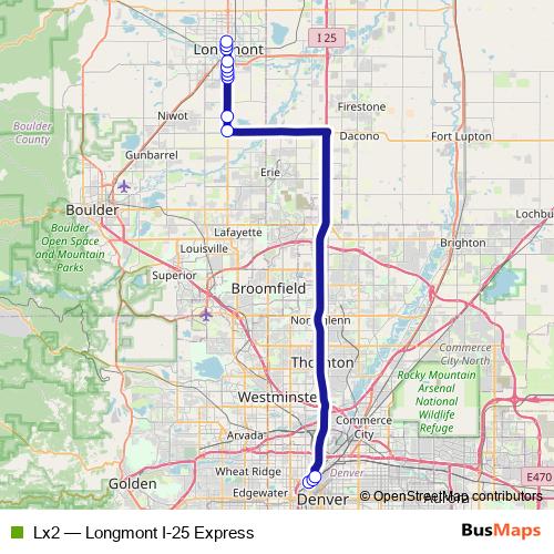 Lx2 bus Line Map