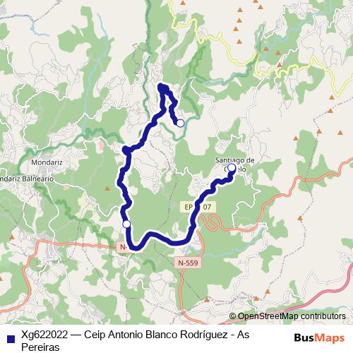 Xg622022 bus Line Map