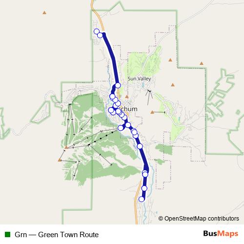 Grn bus Line Map